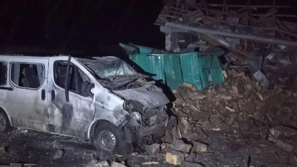 Одна из бомб попала в фундамент двухэтажного частного дома