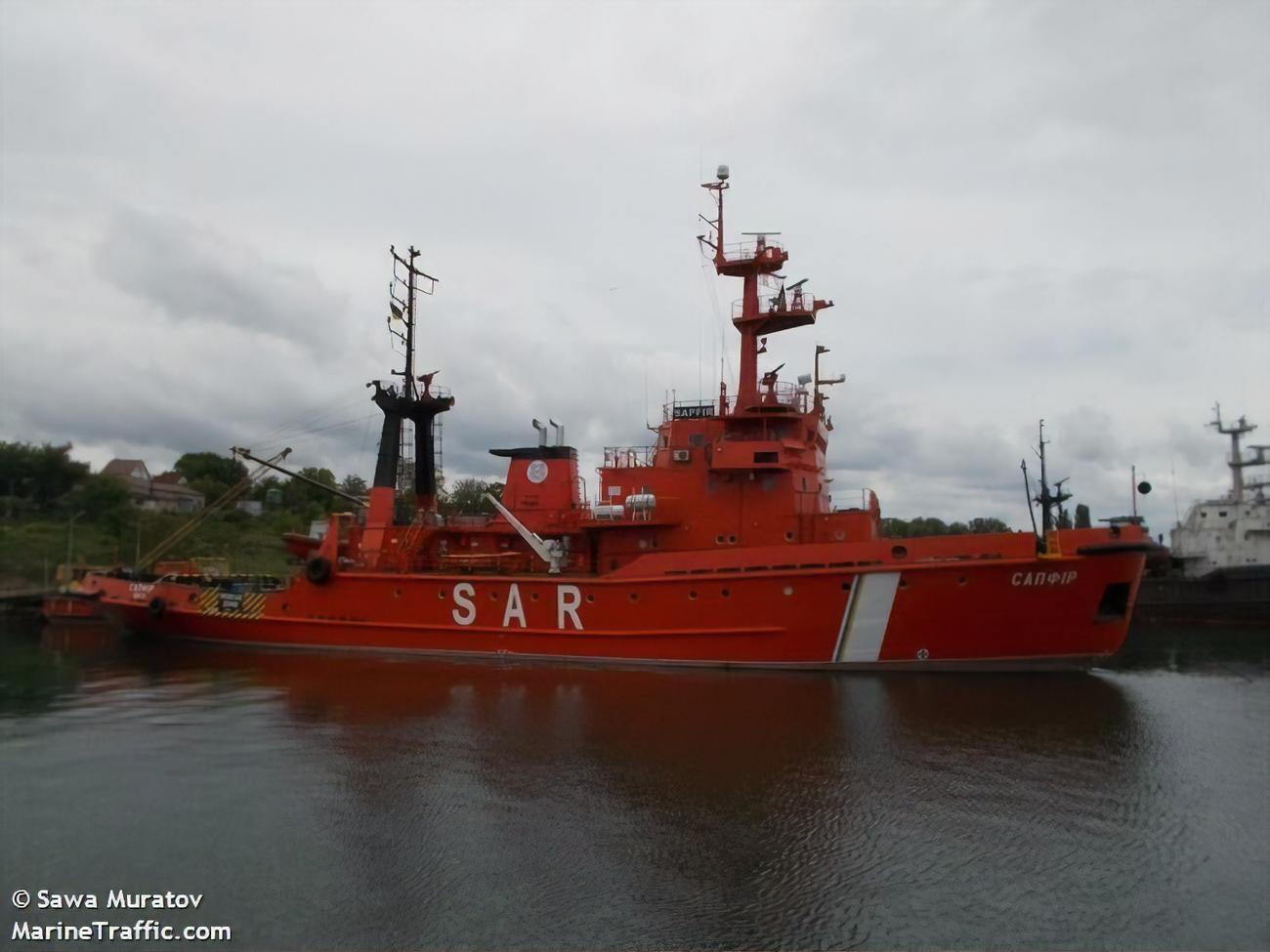 Цивільне рятувальне судно "Сапфір" на балансі морської пошуково-рятувальної служби України