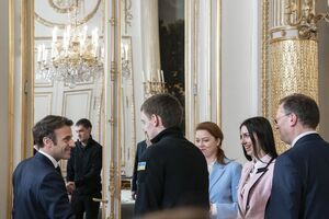 Макрон встретился с Федоровым и депутатами Верховной Рады