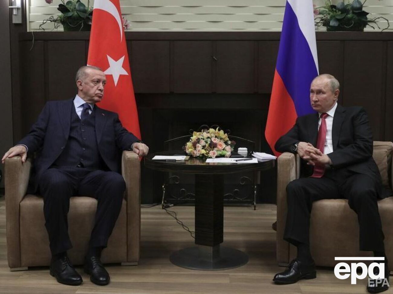 Ердоган повідомив Путіна про готовність Туреччини організувати його зустріч із Зеленським