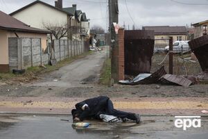 За время оккупации Бучи российские военные убили в городе около 320 мирных жителей
