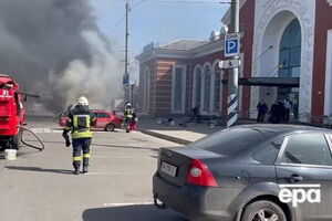 Російські окупанти 8 квітня завдали удару по залізничному вокзалу Краматорська
