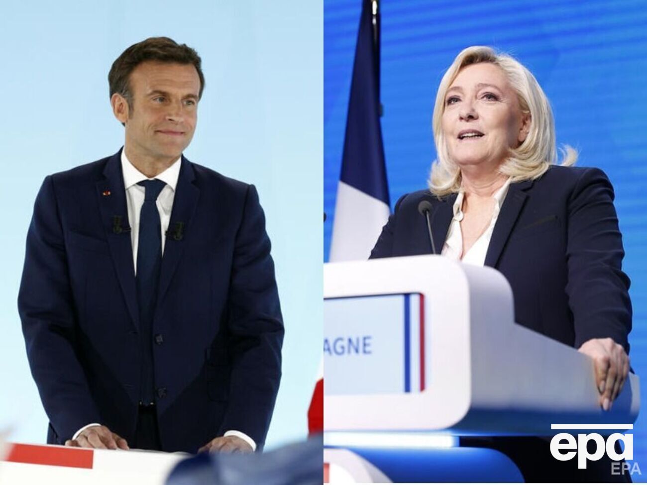 Другий тур виборів із Макроном та Ле Пен відбудеться 24 квітня