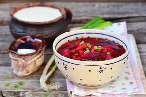 Борщ – традиционное блюдо украинской кухни