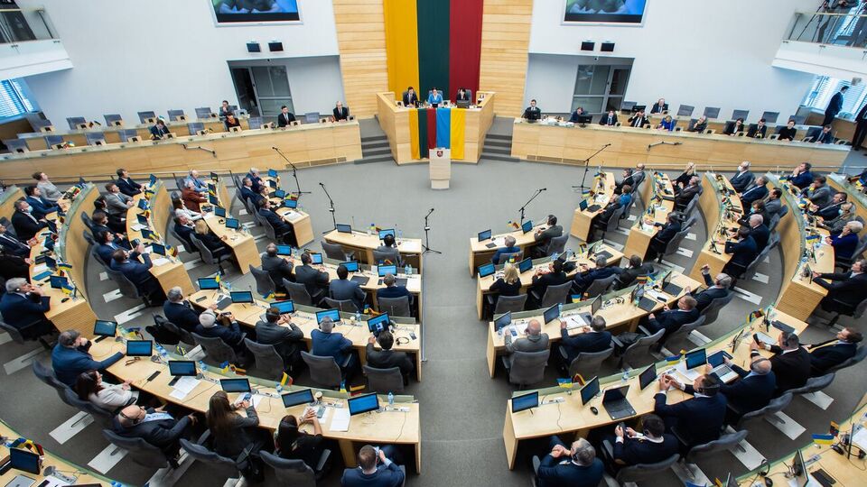 Зеленський 12 квітня виступив у Сеймі Литви