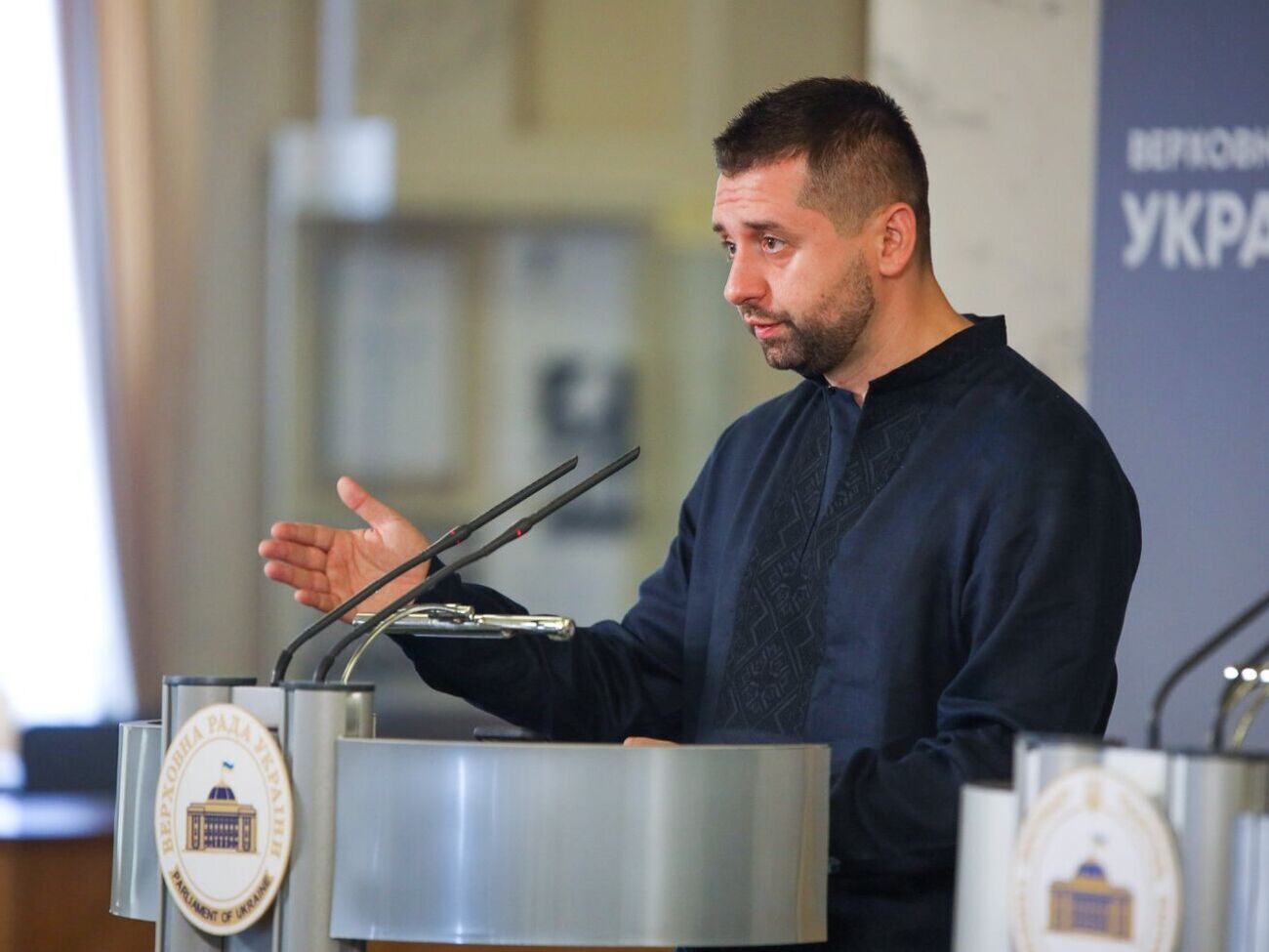 Арахамія (на фото) відповів на претензії Лаврова