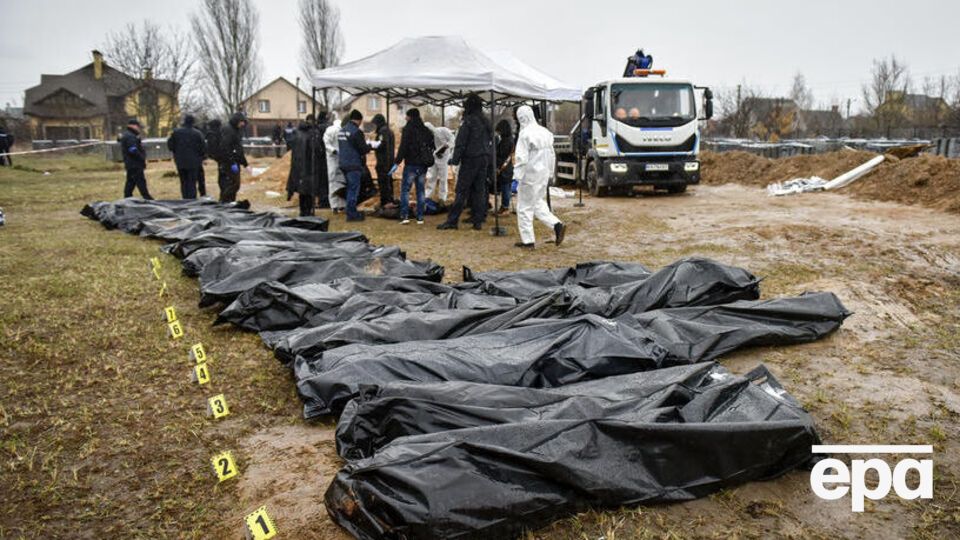 За останніми даними, у Бучі загинуло понад 400 мирних жителів