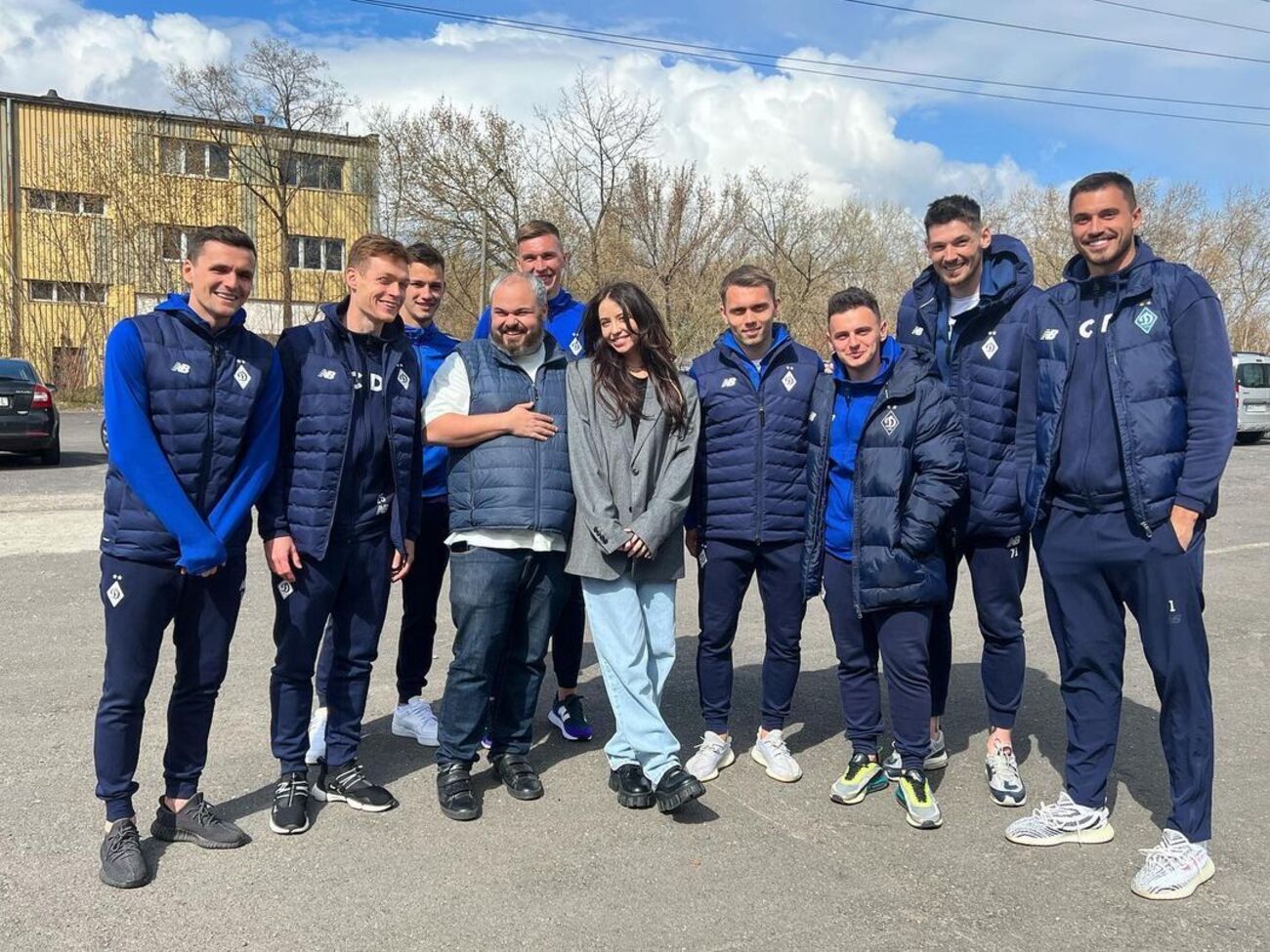 Дорофеева спела в Варшаве перед игрой "Динамо" с польской командой