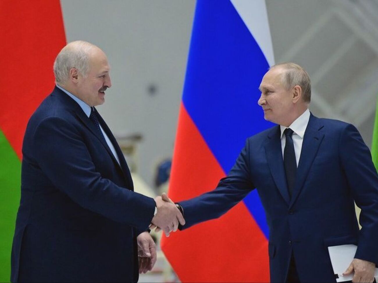 Лукашенко и Путин 12 апреля провели совместную пресс-конференцию