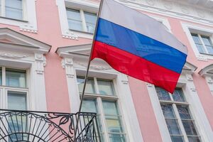 Акція відбулася біля будівлі посольства РФ у Таллінні