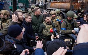 Зеленский: Или Запад поможет Украине остановить Путина сейчас, или Путин продолжит расширять свою Российскую империю, убивая при этом тысячи женщин и детей