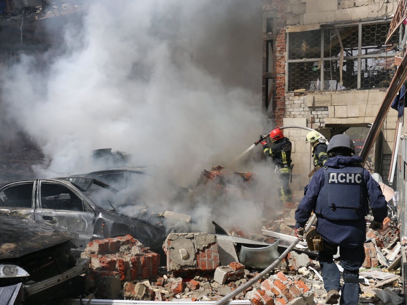 Унаслідок обстрілу постраждав, зокрема, район Кінного ринку