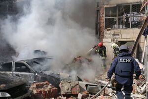 В результате обстрела пострадал в том числе район Конного рынка