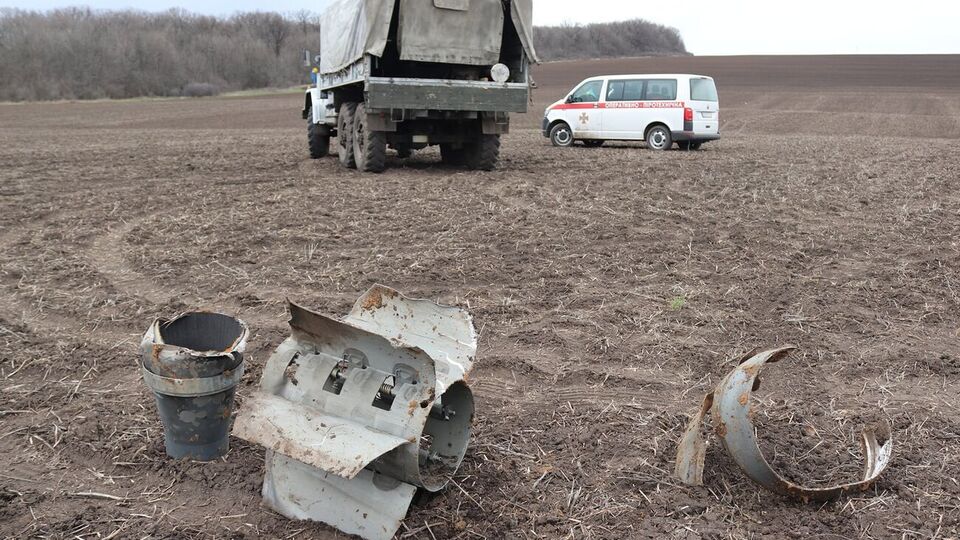 Вибухнула частина касетного боєприпасу