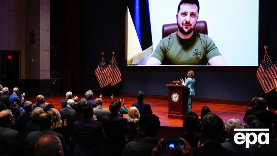 Одна из монет посвящена выступлению Зеленского в Конгрессе США