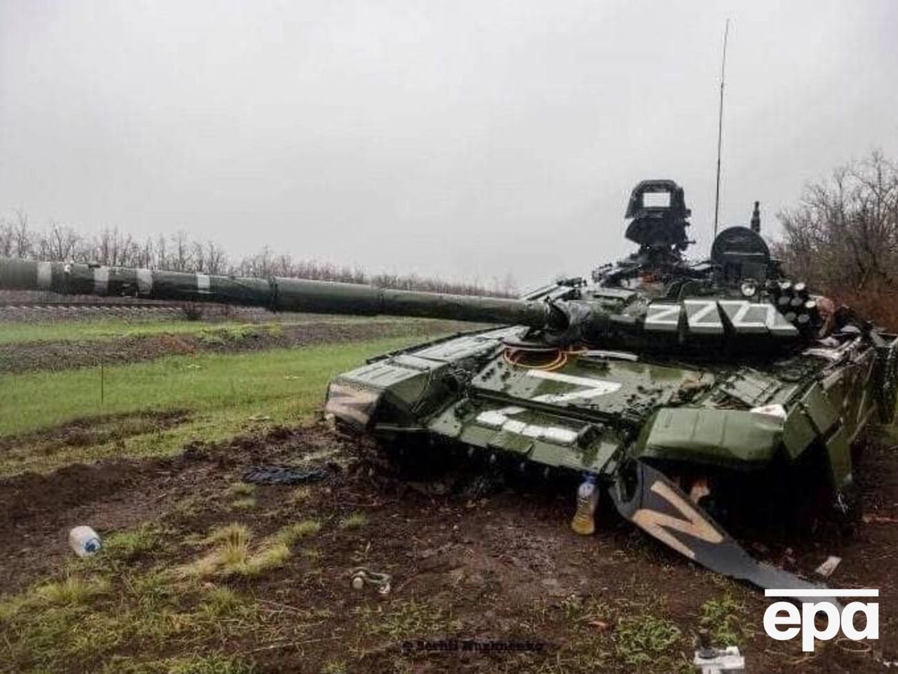 Літерою Z окупанти позначають свою техніку для вторгнення в Україну