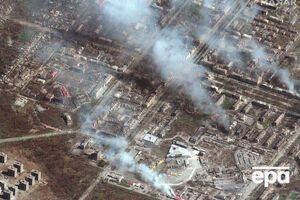 Мариуполь после российских бомбежек и обстрелов. Фото сделано 9 апреля