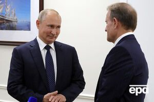 Путин (слева) уважает сильных, а Медведчук (справа) оказался слабаком, отметил Геращенко