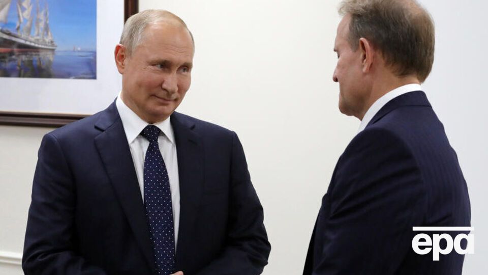 Путін (ліворуч) поважає сильних, а Медведчук (праворуч) виявився слабаком, зазначив Геращенко