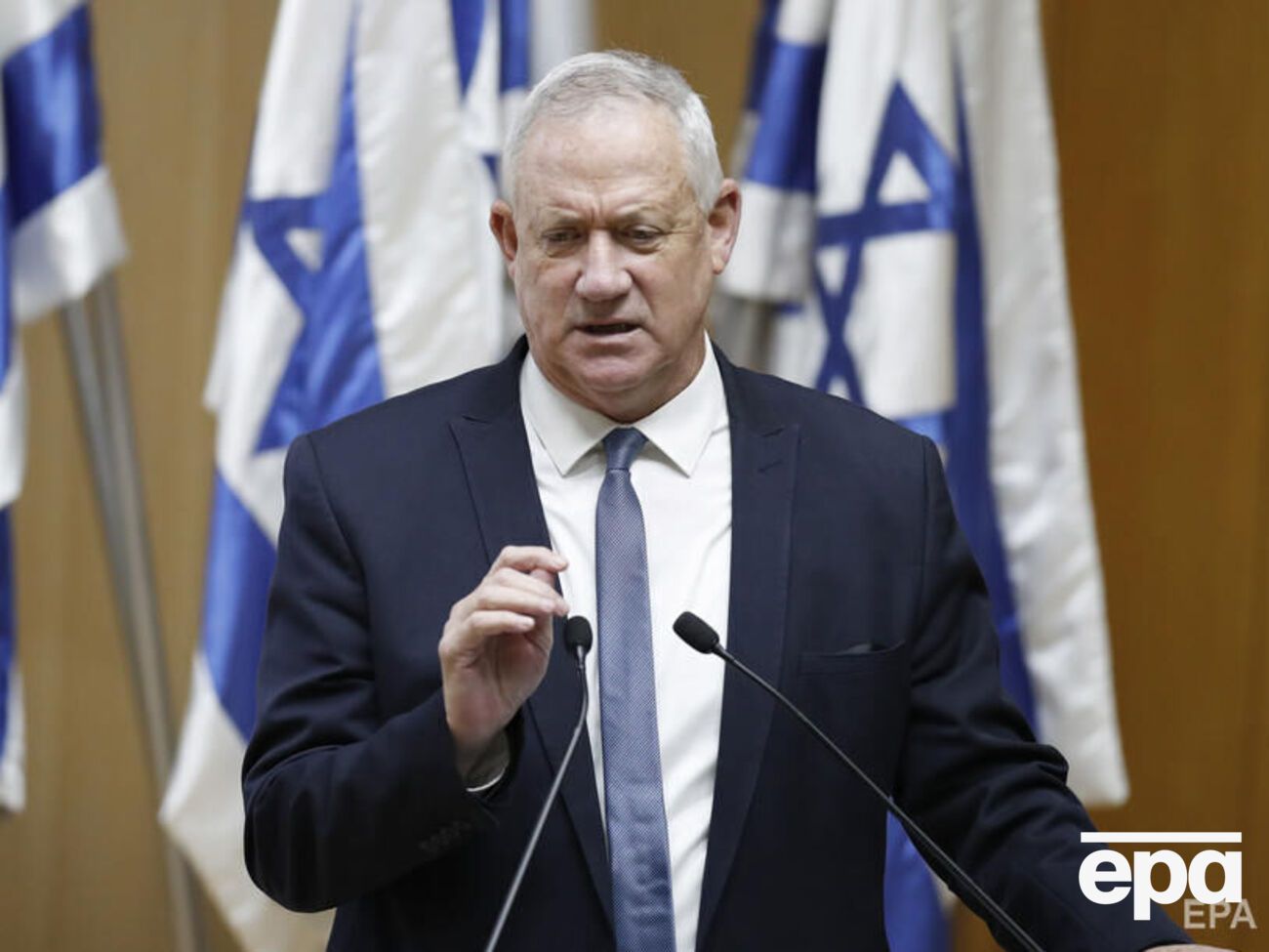 Ганц заявил, что позиция Израиля &ndash; "рядом с гражданами Украины"