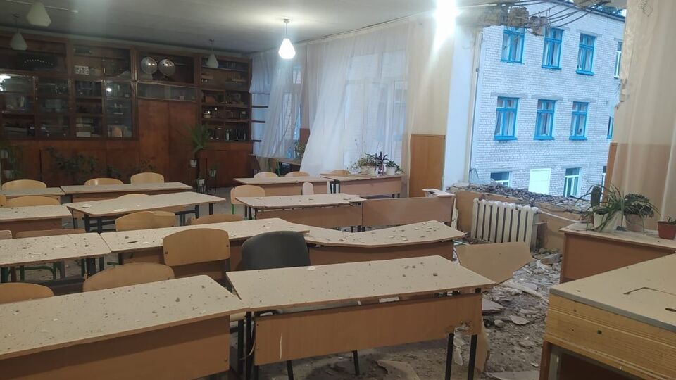Окупанти 20 квітня обстріляли школу