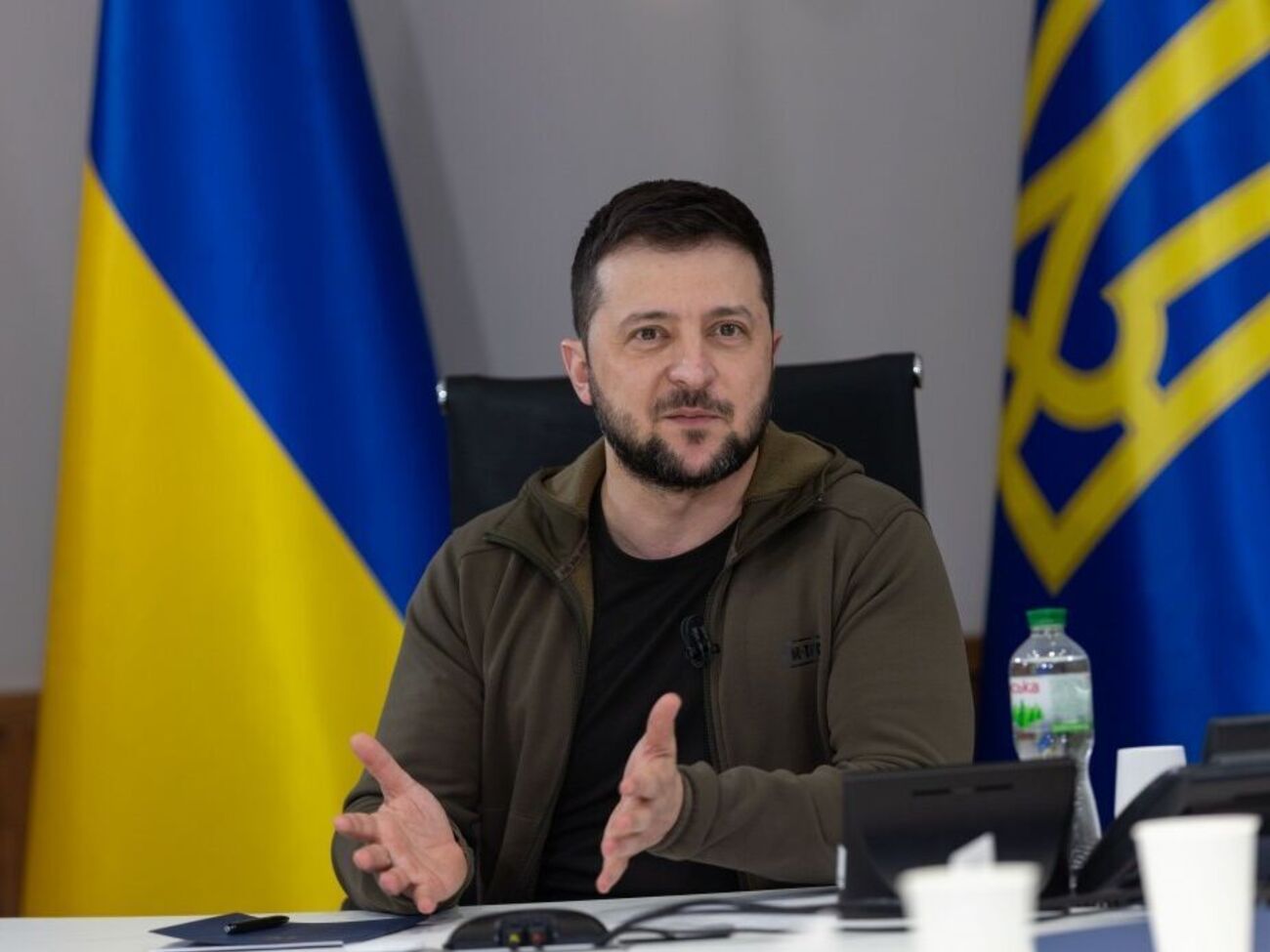 Зеленский:&nbsp;Вы помните начало полномасштабного вторжения, как они бежали, оставляя танки. Мы им благодарны за такие поставки