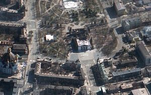 Драмтеатр был уничтожен россиянами 16 марта, в нем прятались люди