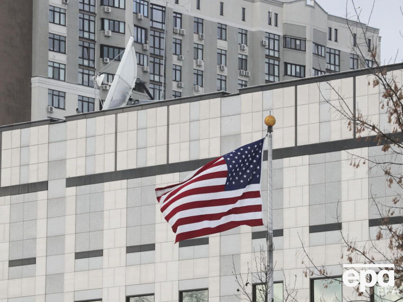 Посольство США в Киеве сейчас закрыто