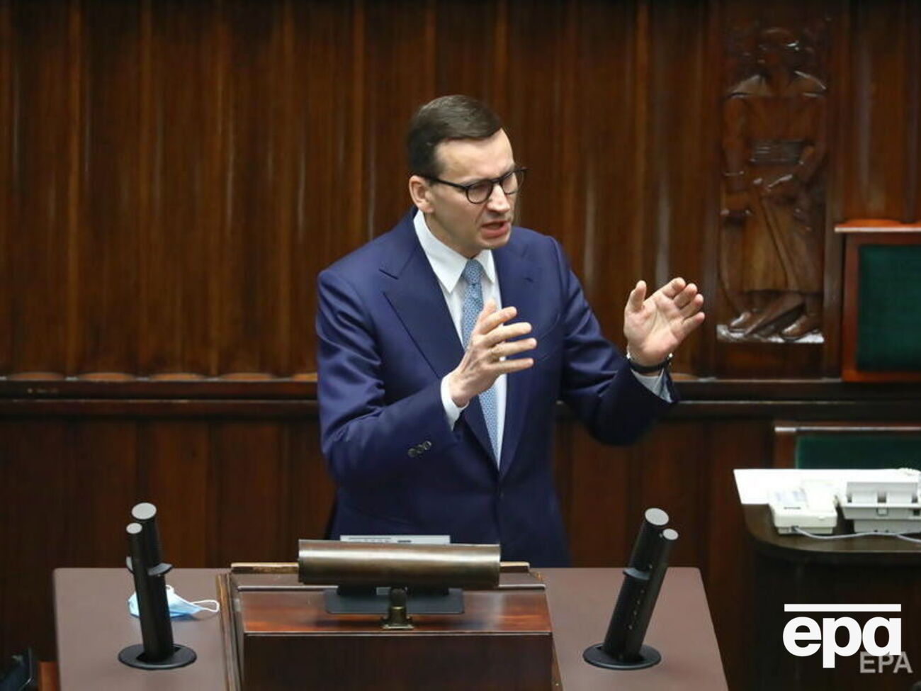 С осени Польша вообще не будет нуждаться в российском газе, отметил Моравецкий