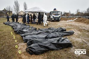 По состоянию на 23 апреля на территории Бучи было найдено 412 тел