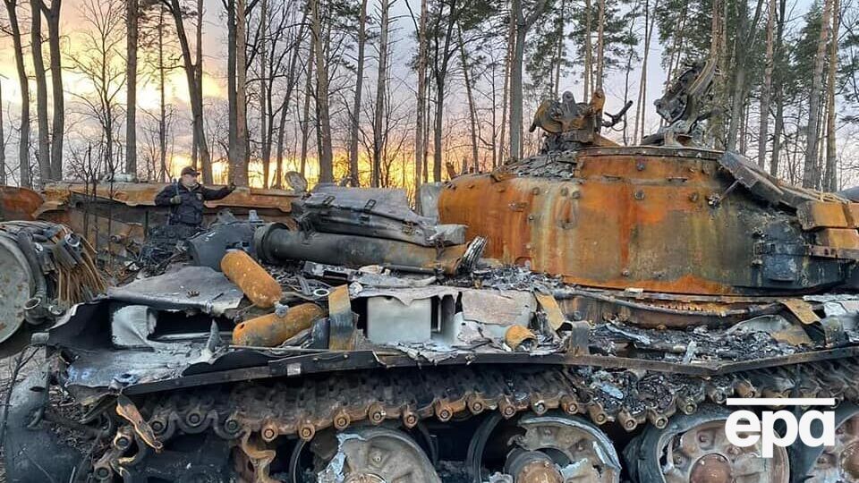 Российские оккупанты потеряли в войне против Украине 970 танков, отметили в Генштабе ВСУ