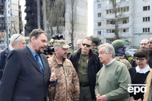 Гутерриш 28 апреля посетил освобожденную от российских оккупантов Бородянку