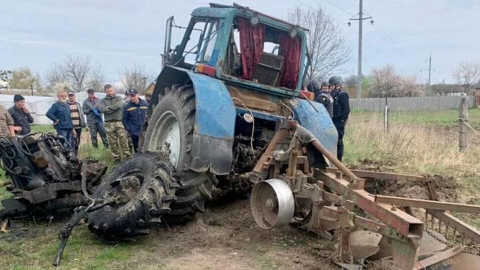 Водій трактора не постраждав