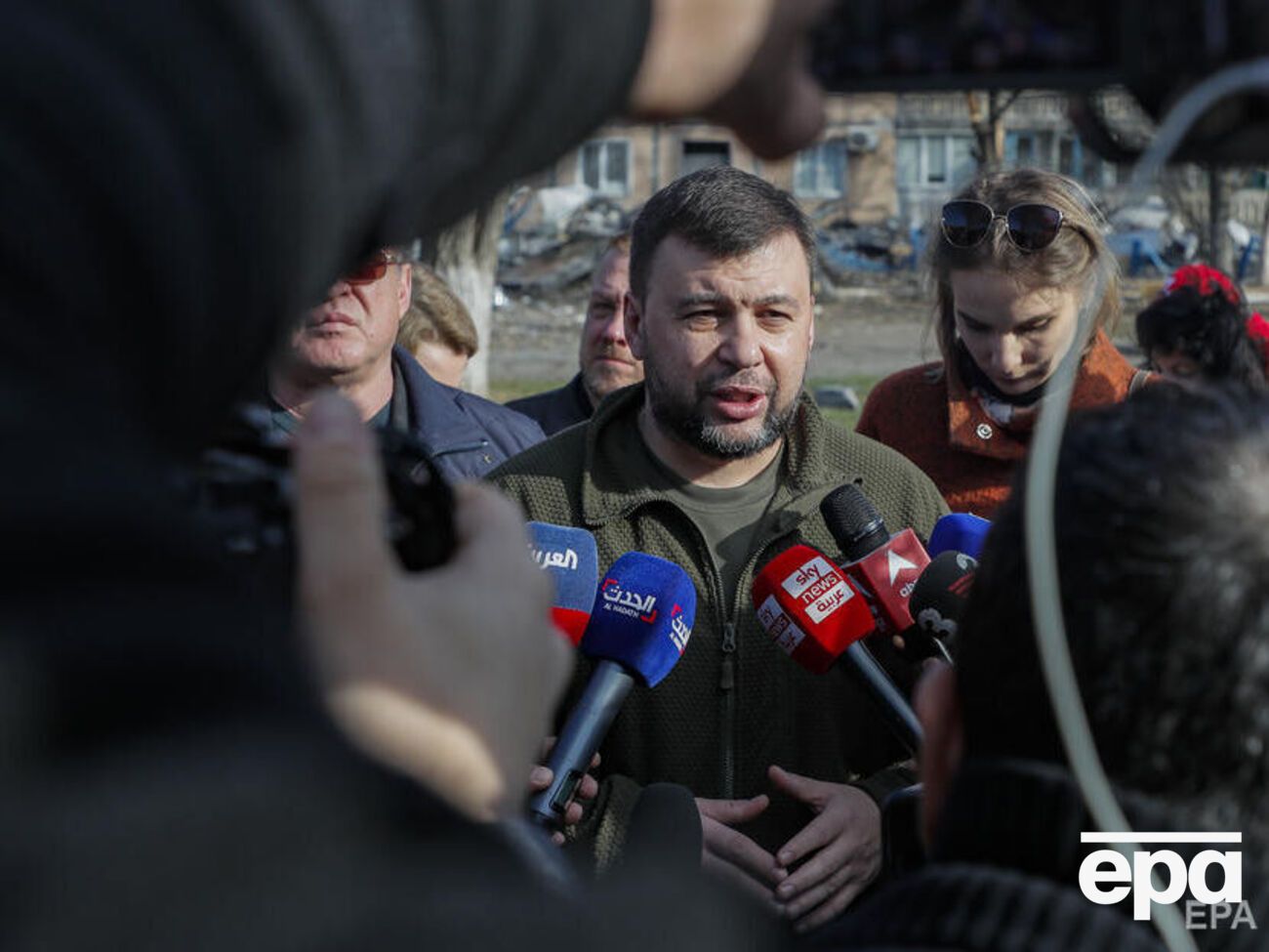 Пушилин заявил, что проведет парад Победы после полного захвата Донецкой области