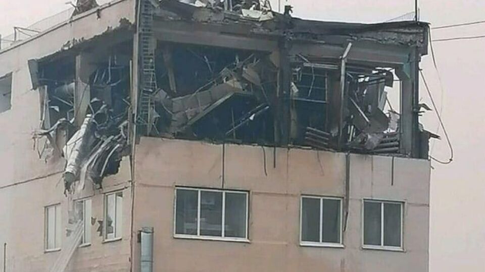 Від вибуху постраждав третій поверх