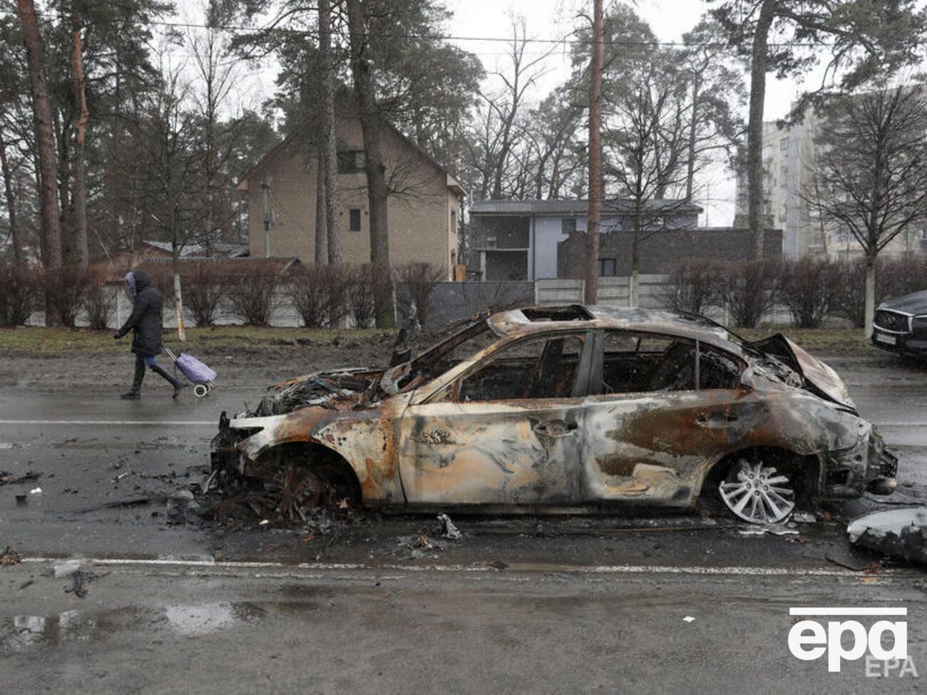 У Бучі після звільнення виявили багато загиблих мирних жителів