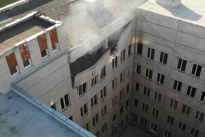 Унаслідок обстрілу лікарні ніхто не постраждав