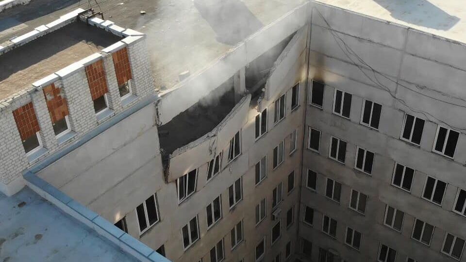 Унаслідок обстрілу лікарні ніхто не постраждав