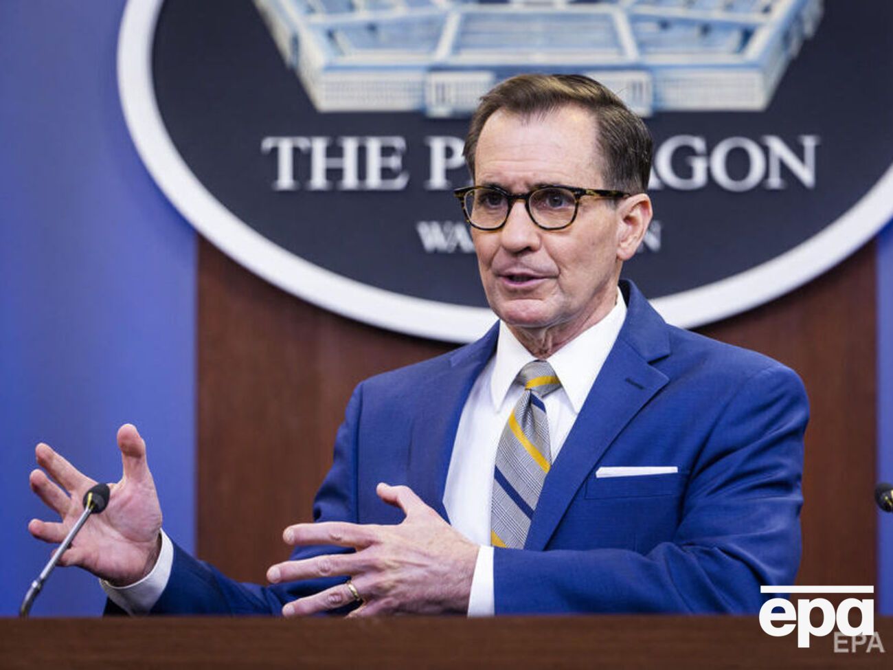 Кирби стучал по трибуне, когда говорил о лжи Кремля про "угрозу от Украины"