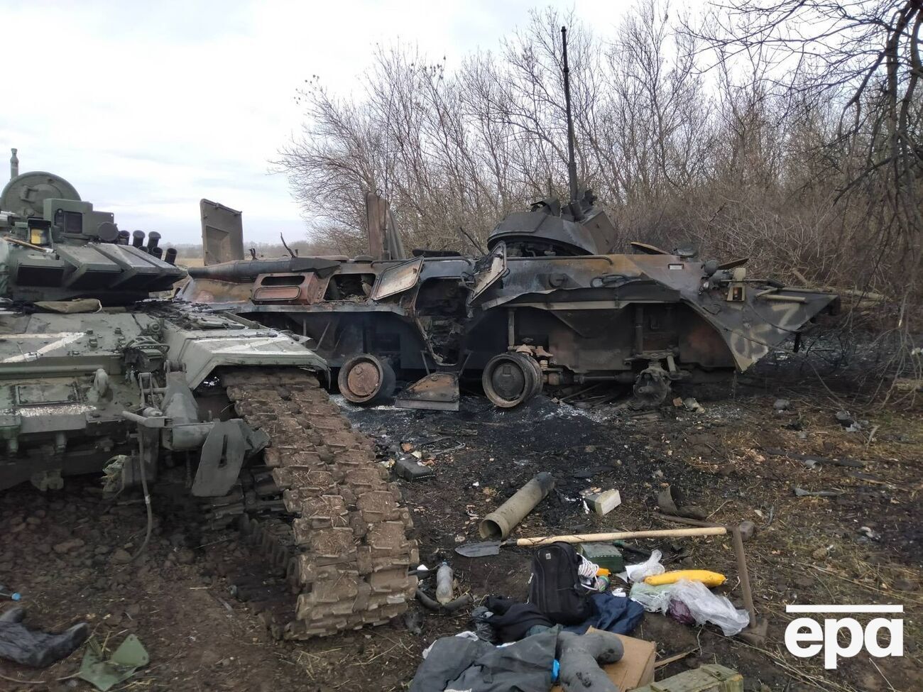 Россия потеряла в Украине сотни танков и бронемашин