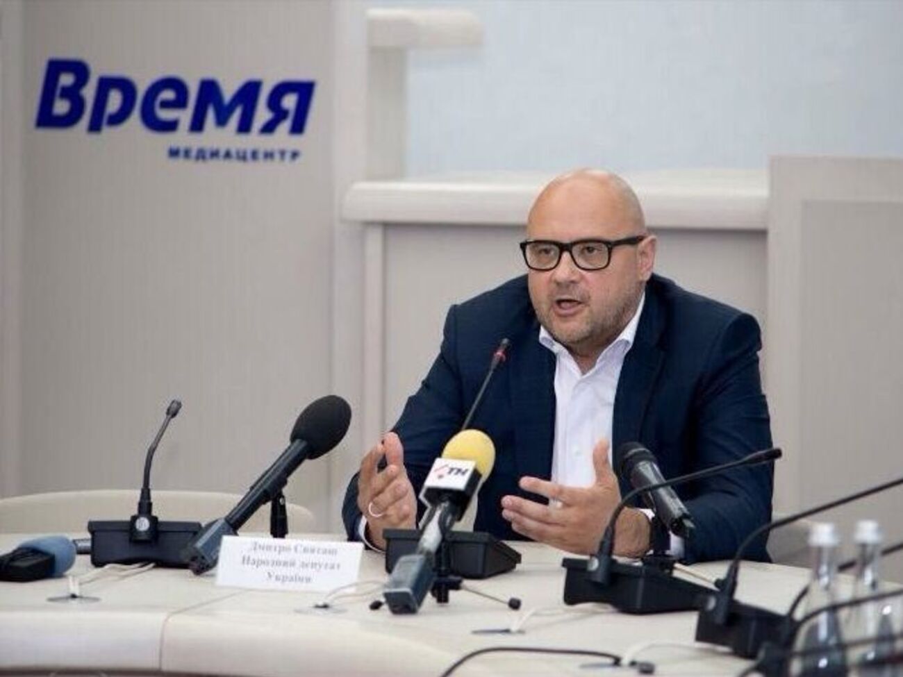 По информации Найема, Святаш (на фото) находится&nbsp;в Белгороде и оттуда "обзванивает своих подельников и предлагает им должности в своей будущей администрации в Харькове"