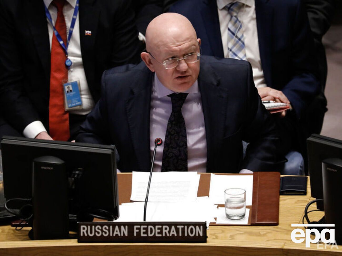 Небензя заявив, що тіл на вулицях Бучі "не було до приходу російських військ", але швидко виправився