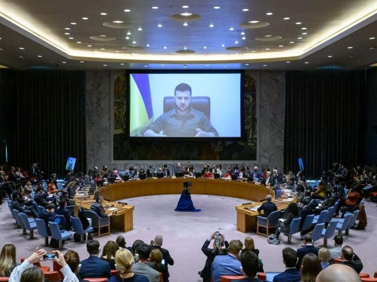 Зеленский выступил на заседании Совбеза ООН по видеосвязи