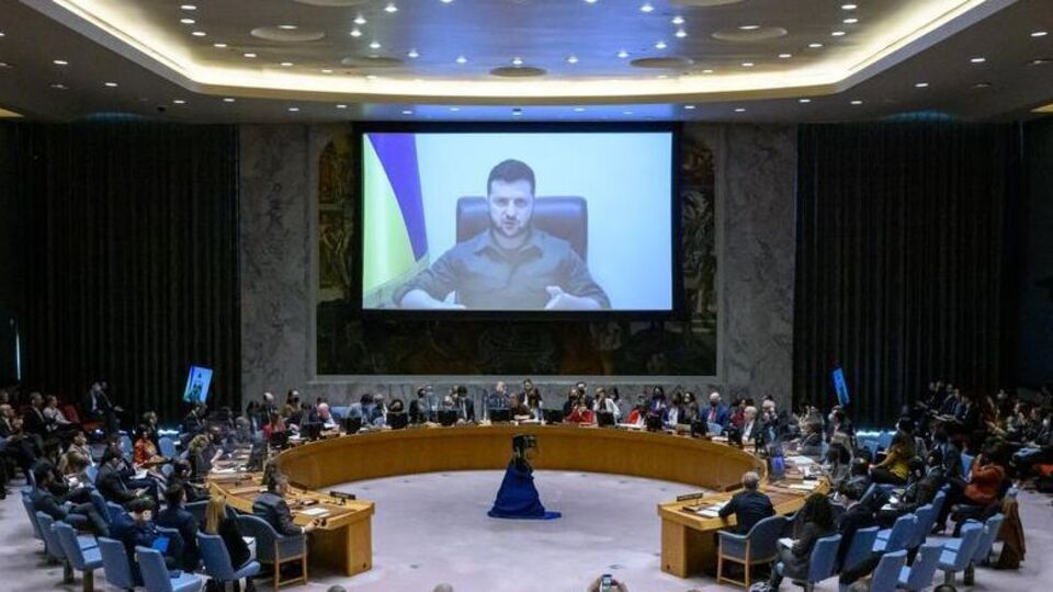 Зеленський виступив на засіданні Радбезу ООН за допомогою відеозв'язку