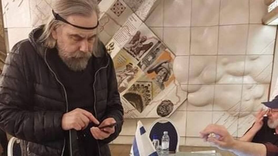 Погребинський часто був присутнім в ефірах російських та проросійських каналів, зокрема був гостем пропагандиста з РФ Володимира Соловйова
