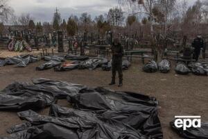 За час окупації міста російські військові вбили в Бучі приблизно 320 мирних жителів