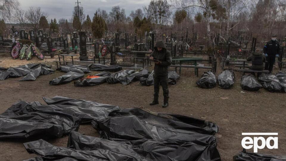 За час окупації міста російські військові вбили в Бучі приблизно 320 мирних жителів