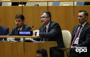 Кузьмин (в центре) заявил, что РФ исключили из СПЧ "в целях демонстративного наказания суверенного государства – члена ООН"