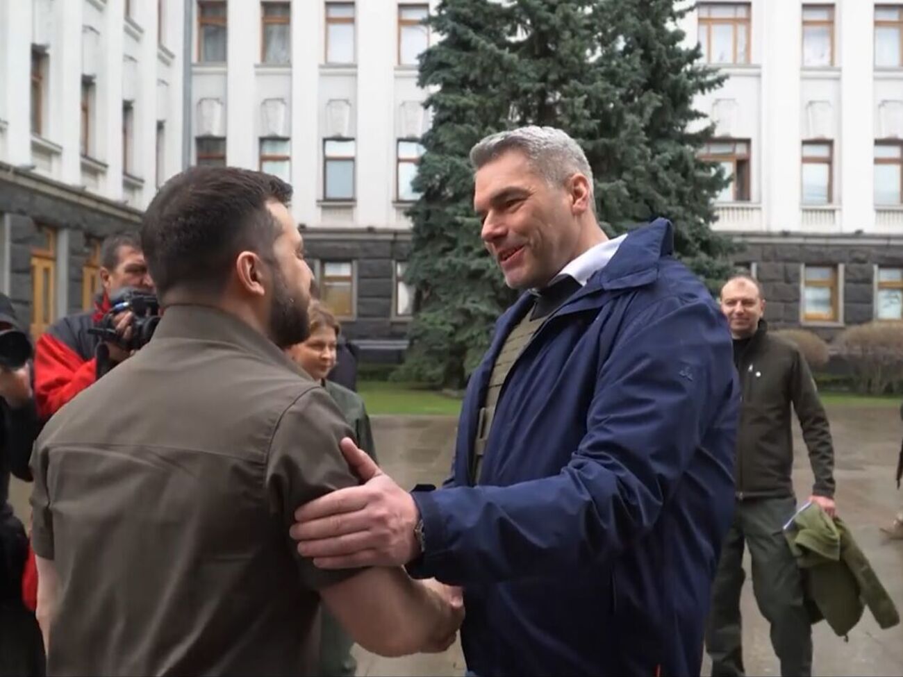 Нехаммер и Зеленский встретились в Киеве
