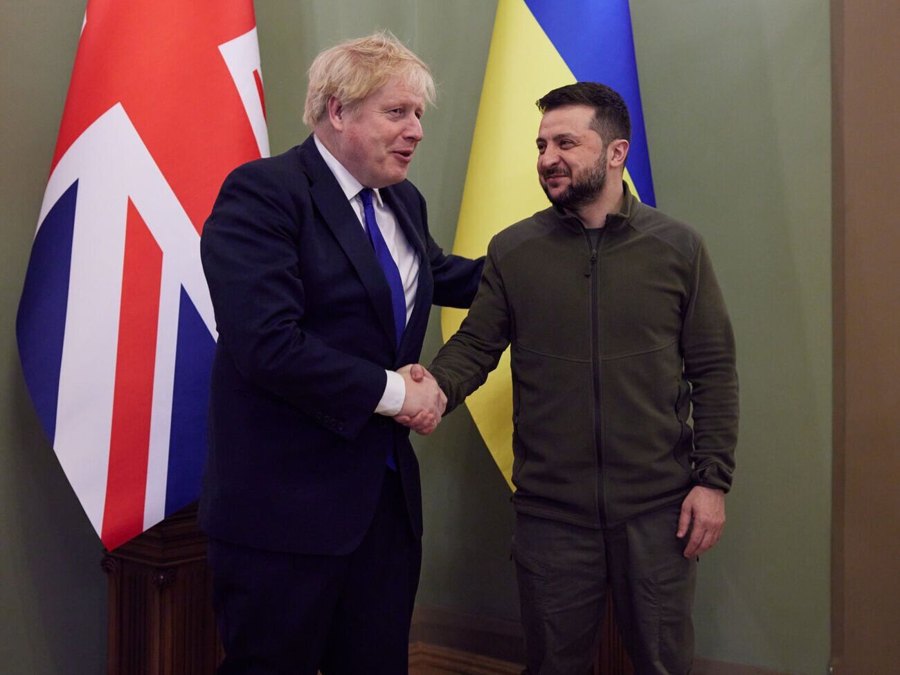 Джонсон прибыл на встречу с Зеленским в Киев